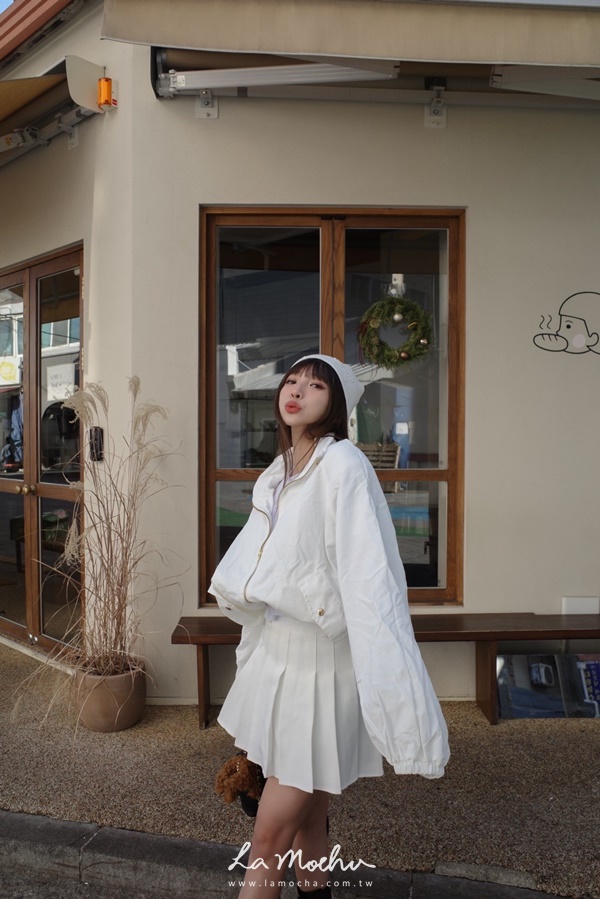尼龍抽繩澎袖外套